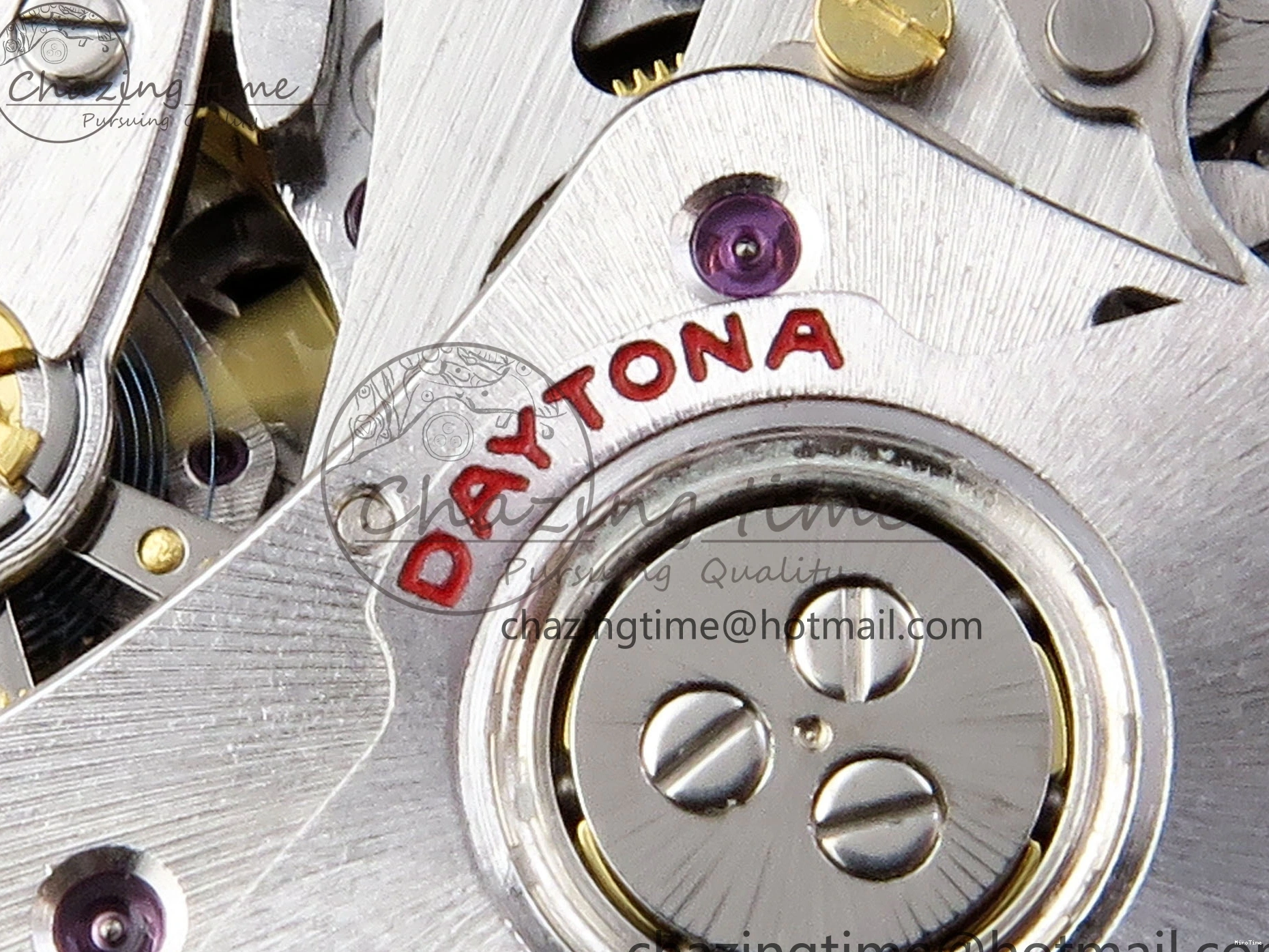 MiroTime 0117 Minimalist DAYTONA 116518 APSF 1:1 BEST EDITION WHITE DIAL ON OYSTERFLEX RUBBER STRAP SH 1781